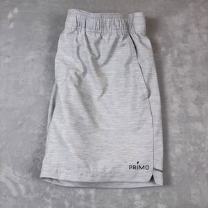 PRIMO Men's Medium 7 Inch Inseam Athletic Shorts Liner Gray Heathered